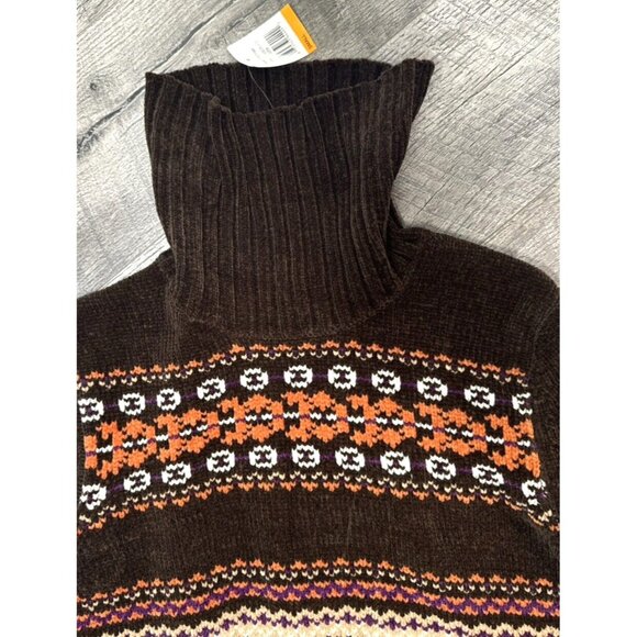 Designers Original Sweater‎ Womens Small Turtleneck Colorful Crochet Soft NEW - Picture 9 of 12